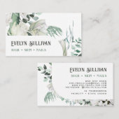 carte de visite vert émeraude (Devant / Derrière)