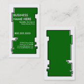 Carte De Visite vert impairRex (Devant / Derrière)