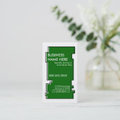 Carte De Visite vert impairRex (Debout devant)