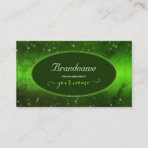 Carte De Visite Vert Marbré Motif mignonne Parties scintillant Éto