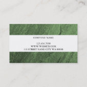 Carte de visite vert moderne professionnel (Dos)