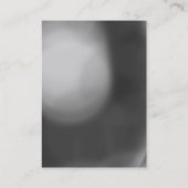 Carte de visite vert Motif gris branché de Chubby (Dos)