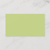 Carte De Visite vert olive (Dos)