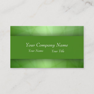 Carte De Visite Vert professionnel
