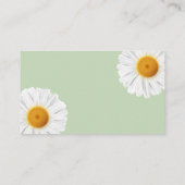 Carte De Visite Vert pur pétale (Dos)