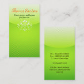 carte de visite vert vert (Devant / Derrière)