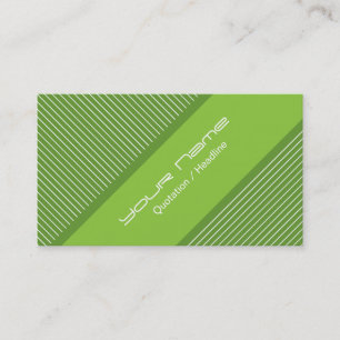 Carte de visite verte moderne