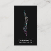 Carte De Visite Vertèbre de colonne vertébrale orthopédique médeci (Devant)