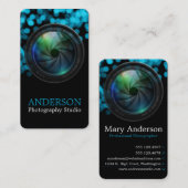 Carte de visite vertical 6 de photographe (Devant / Derrière)