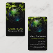 Carte de visite vertical 8 de photographe (Devant / Derrière)