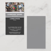 Carte De Visite Vertical Banded - Bling (Devant / Derrière)