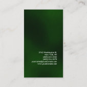 Carte de visite Vertical Coloré Gris Vert Gris (Dos)