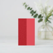 Carte de visite vertical de fractionnement tomate- (Debout devant)