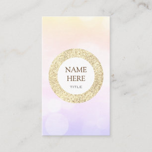 Carte de visite vertical de la série Gold à la mod