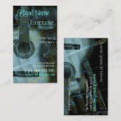 CARTE DE VISITE vertical de l'Imaginaire de grunge (Devant / Derrière)