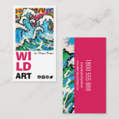 Carte de visite vertical moderne (Devant / Derrière)