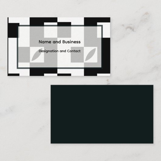 Carte De Visite Vertical Modules | Modern (Devant / Derrière)