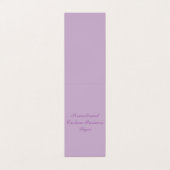 Carte de visite vertical plié de tente (Extérieur déplié)