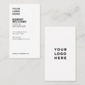 Carte De Visite Vertical professionnel simple (Devant / Derrière)