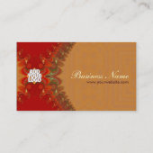 Carte de visite vertical rouge 2 (Dos)