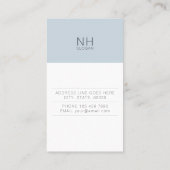 Carte de visite vertical universel propre moderne (Dos)