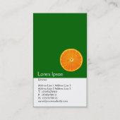 Carte De Visite Verticale À Deux Tons, Clémétique (Dos)