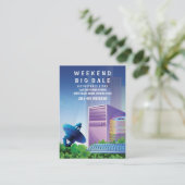 Carte De Visite Verticale de commercialisation de vente de (Debout devant)