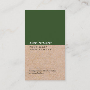 Carte De Visite Verticale moderne de rendez-vous de KraftPrint