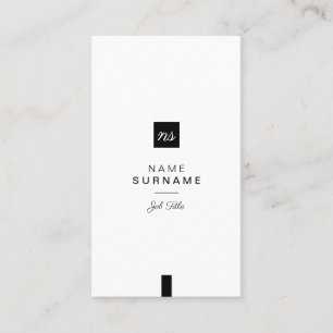Carte De Visite Verticale propre de la disposition minimaliste