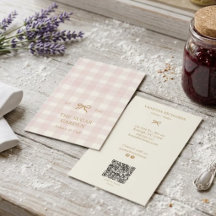 Carte de visite verticale QR Marketing Boulangerie