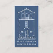 Carte De Visite Verticale rustique de charpentier d'entrepreneur (Devant)