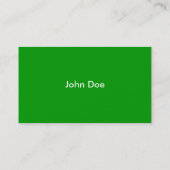 Carte De Visite verts professionnels (Dos)