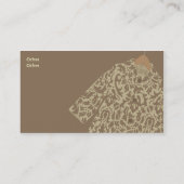 Carte De Visite Veste - affaires (Dos)