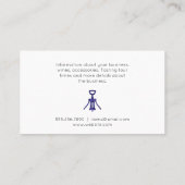 Carte De Visite Veste de raisin à vin | Sommelier (Dos)