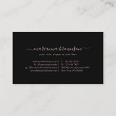 Carte De Visite Vêtement des yeux (Dos)