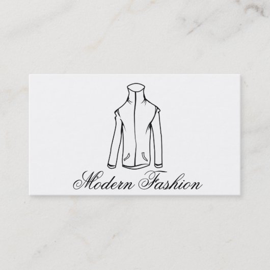 Carte De Visite Vêtements (Devant)