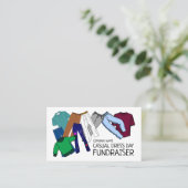 Carte De Visite Vêtements Conception, Jour de Robe Décontractée co (Debout devant)