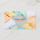 Carte De Visite Vêtements doux, Lave-linge, Service de nettoyage (Devant)