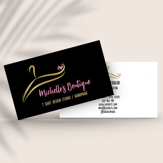 Carte De Visite Vêtements Personnalisés T Chemise Imprimer Vêtemen