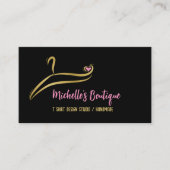 Carte De Visite Vêtements Personnalisés T Chemise Imprimer Vêtemen (Devant)