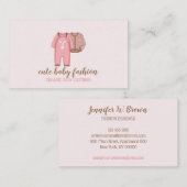 Carte De Visite Vêtements pour bébés (Devant / Derrière)