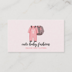 Carte De Visite Vêtements pour enfants Doula Enceinte Baby-sitter