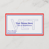 Carte de visite vétéran militaire (Devant)