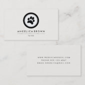 Carte de visite vétérinaire (Devant / Derrière)