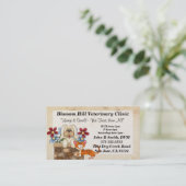 Carte de visite vétérinaire (Debout devant)