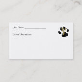 Carte de visite vétérinaire (Dos)