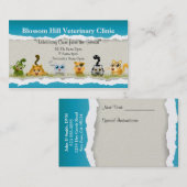 Carte de visite vétérinaire (Devant / Derrière)