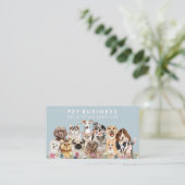 Carte De Visite vétérinaire (Debout devant)