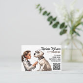 Carte De Visite vétérinaire (Debout devant)