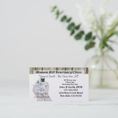 Carte de visite vétérinaire (Debout devant)